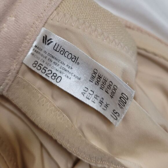 WACOAL full figure first instinct keyhole underwire bra 40DD 855280 - Picture 7 of 7